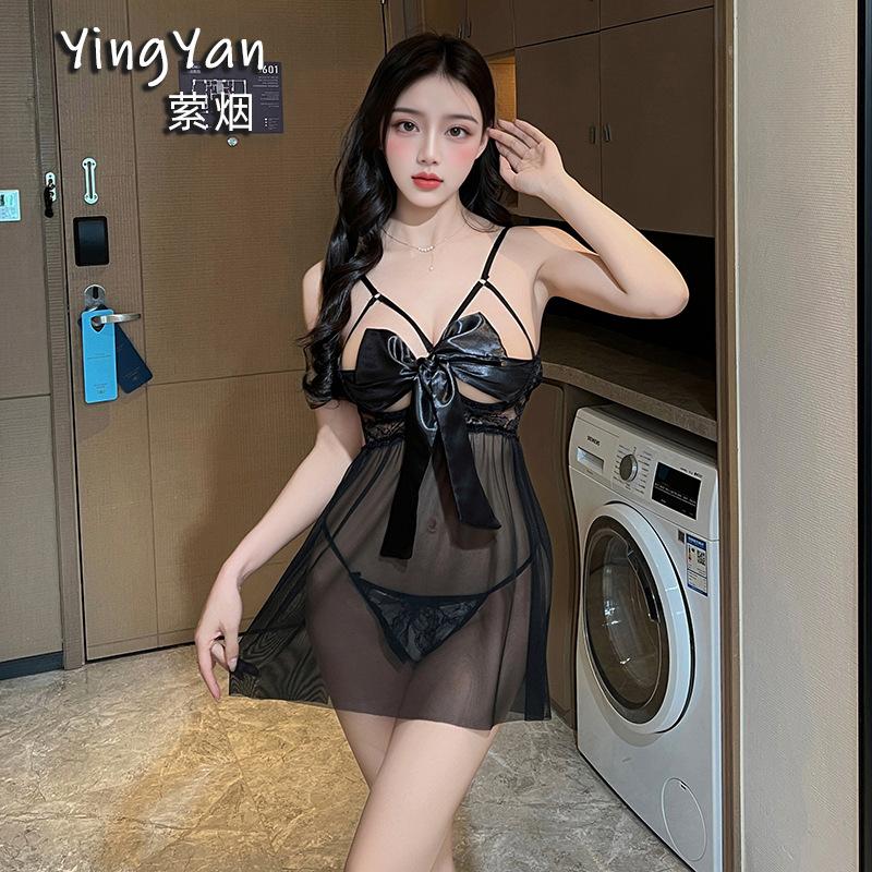 Sexy lingerie plus size lace seduction butterfly sexy steel tray gathers women hot uniform