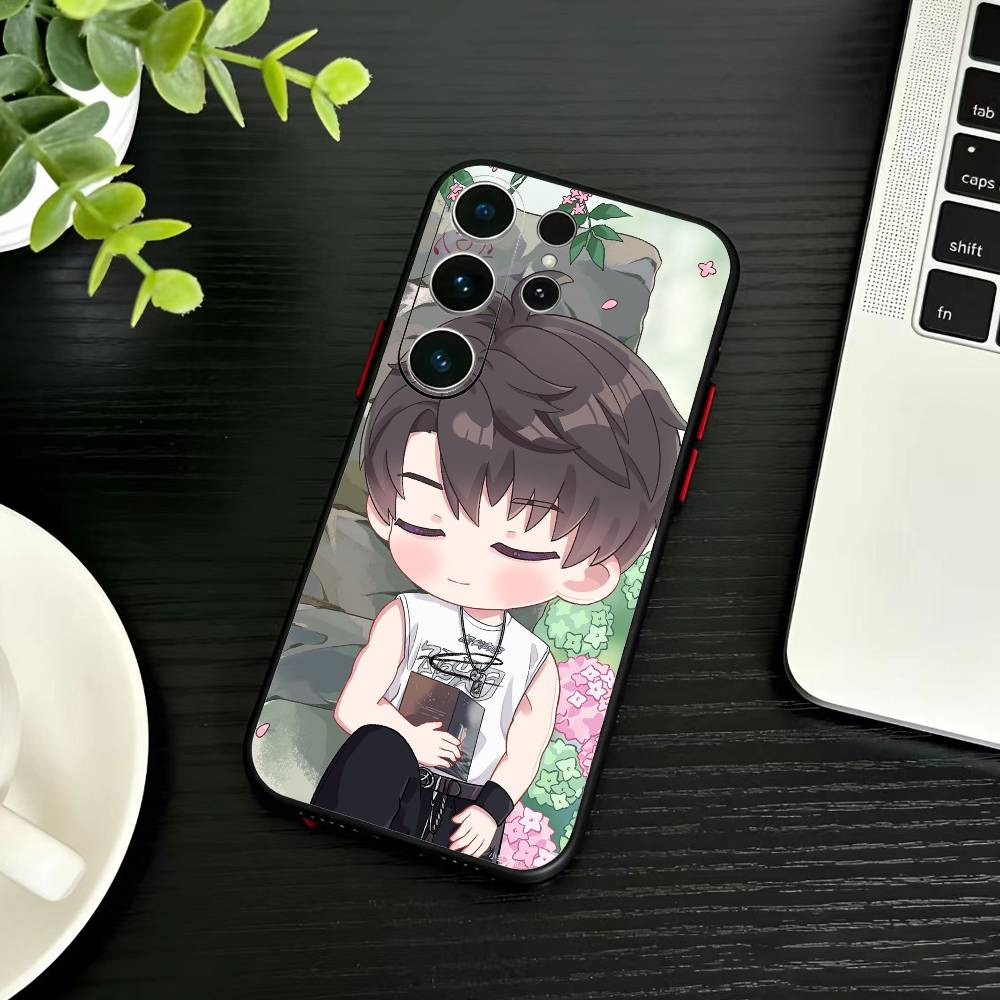 Чехол для телефона G-Love And Deepspace для Samsung S26, S25, S24, S23, S22, S30, S21, Ultra, Plus, FE 5G Черный Мягкий чехол