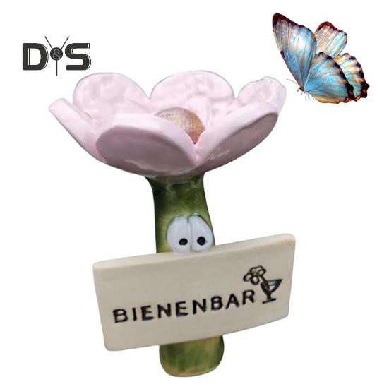 Фонтан для поения насекомых, опылители, автоматическая станция поения, нержавеющая цветочная питьевая станция для пчел, бабочек, садовые аксессуары