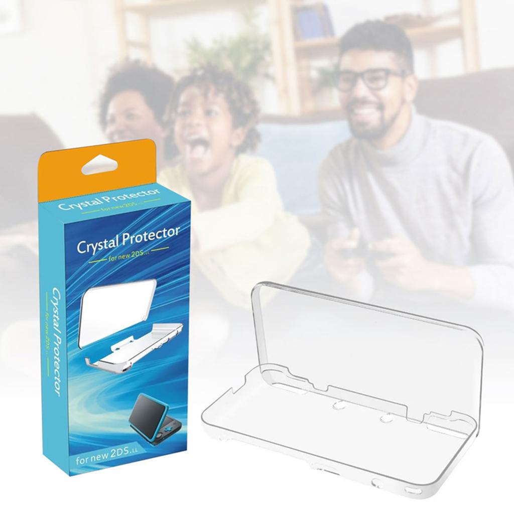 Transparent Hard PC Case Protective Cover Skin for New 2DS XL/LL 2DSXL 2DSLL Crystal Clear Full Body Protectors Sleeve