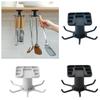 Kitchen Hook Organizer Bathroom Hanger Wall Dish Drying Rack Holder for Lid Cooking Accessories Cupboard Storage Cabinet Shelf