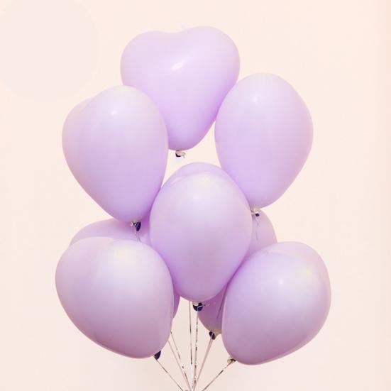 100 шт. воздушных шаров для вечеринки по случаю дня рождения, однотонные, в форме сердца, гибкие, высокоэластичные, из эмульсии, создающие атмосферу, для девичника, разноцветные, для украшения вечеринки