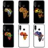 Карта Африки Африканские Ткани Для Huawei Nova 10 SE 9 5T 12s 12i 11i Y91 Y90 Y60 Y70 Y72 Y61 P20 P30 P40 Lite P60 Pro Чехол