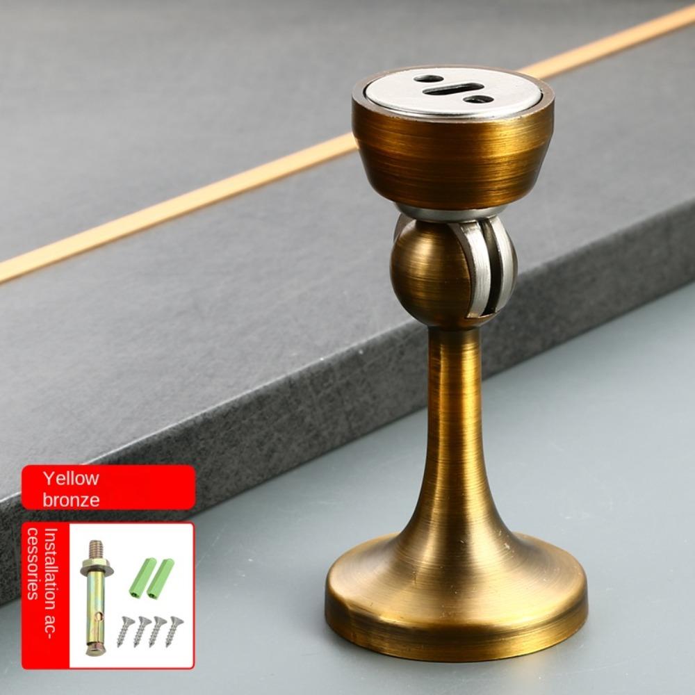 Fixed Magnetic Door Stopper Easy Installation Door Stop Bumper Practical Door Suction Wall