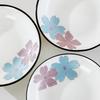 Набор керамических соусниц Hao Ya Jingdezhen с цветочным рисунком (4 шт.)