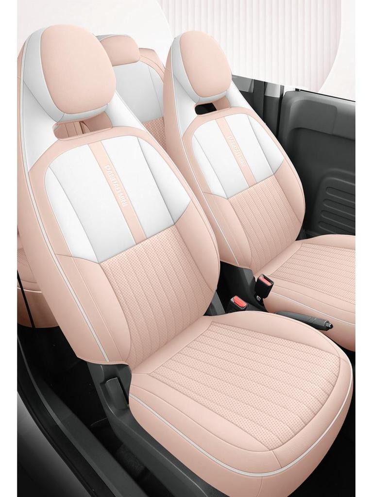 Geely Panda MINI Полностью кожаная всесезонная подушка на автомобильное сиденье и мультяшный электрический чехол на сиденье