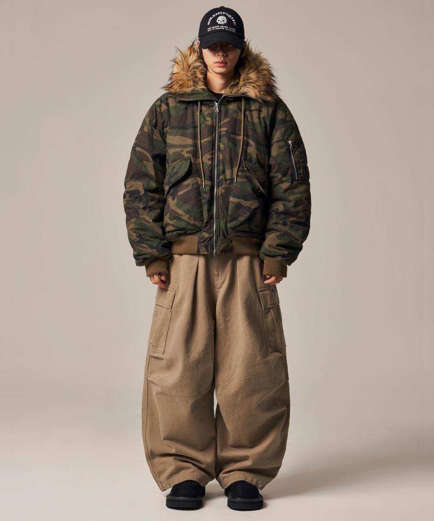 IDWS Titan Cargo Balloon Pants Beige