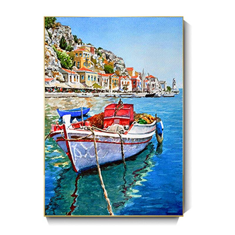5D Diamond Painting Handmade Full Diamond Diy Landscape Sea View Diamond Embroidery Mosaic Home Decoration Christmas Gift