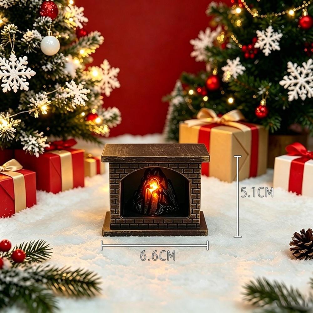 Creative Design Fireplace Lights Glowing Light Simulation Fireplace Home Decoration