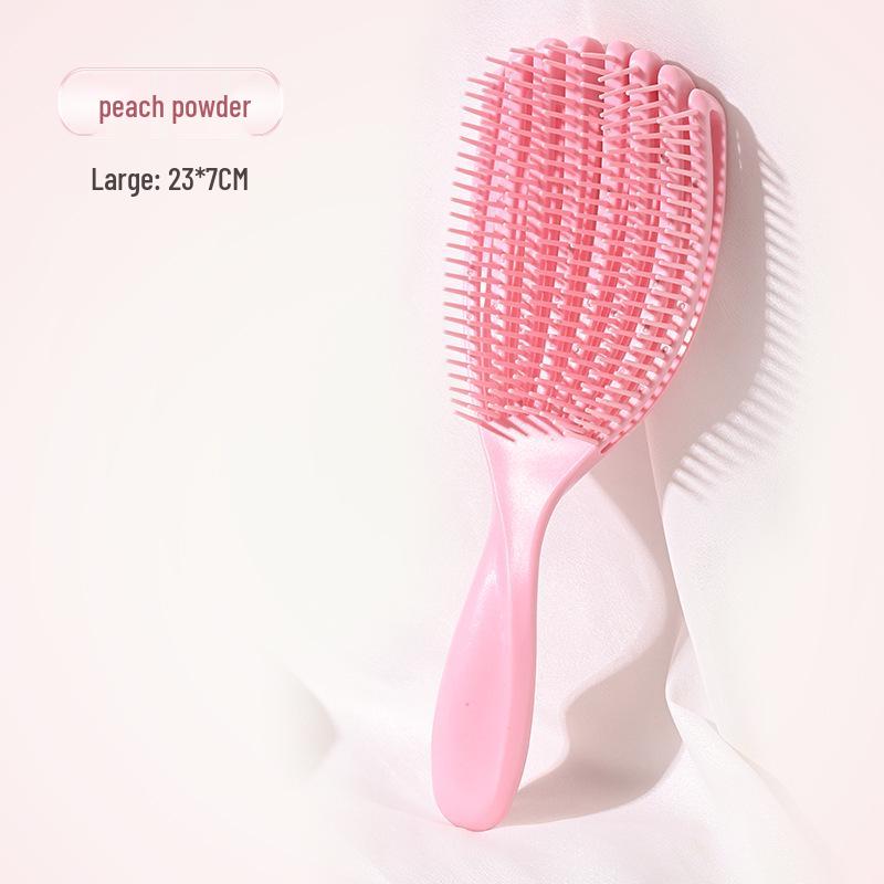 Восьмизубцовая большая лопаточная щетка для пышных женских локонов