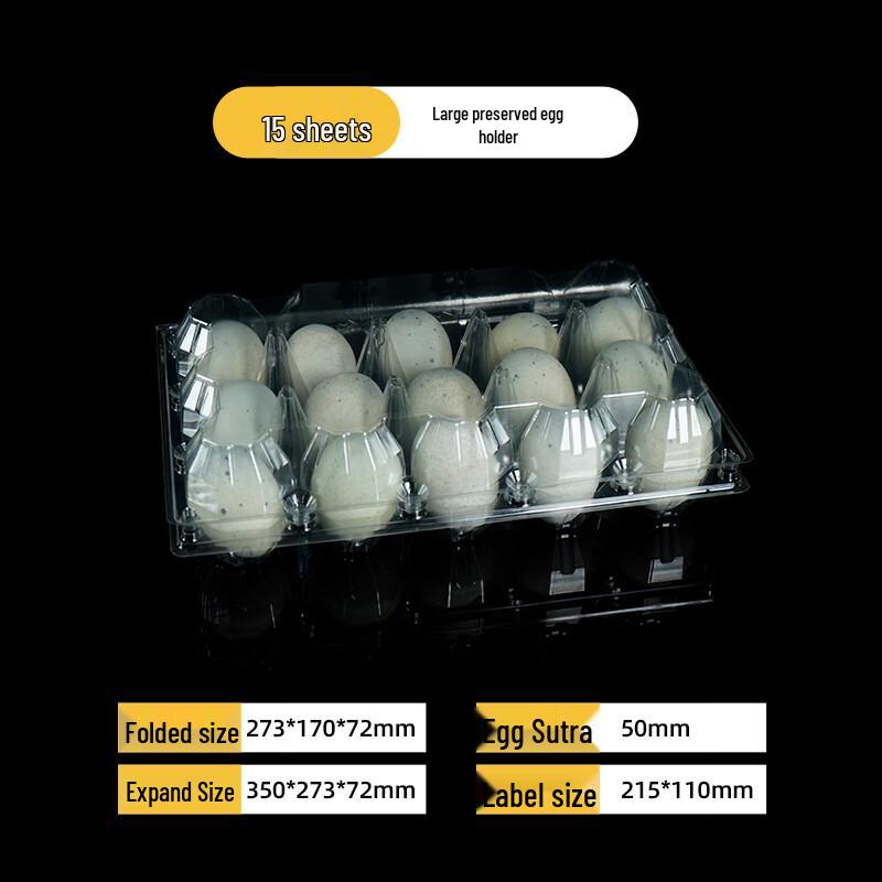 Thickened Plastic Egg Cartons