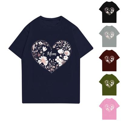 Женская футболка с круглым вырезом и короткими рукавами