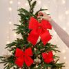 DIY Red  Christmas Bow Reusable Christmas Tree Decorations  Home Navidad New Year