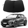 Windshield Sun Shade Compatible With Nissan Rogue 2014- Accessories, 240T Foldable Window Sunshade Sun Visor Protector, Blocks UV Rays Keep Your Car
