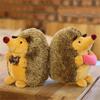 Decor Valentine Gift Stuffed Animals Hedgehog Plush Toy Plush Hedgehog Couple Plush Animal Doll