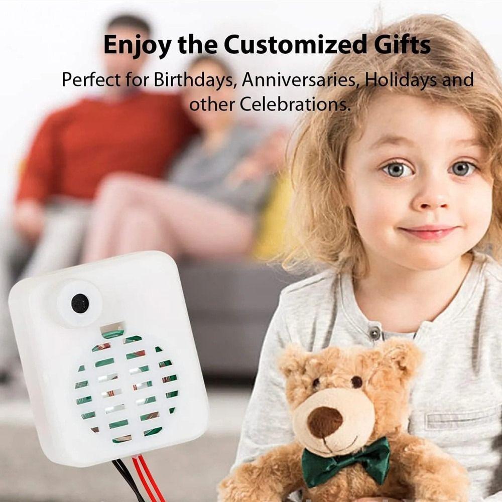 Recordable Voice Recorder Module Music Box Plush Toy Sound Recorder Plush Bears   Stuffed Animals