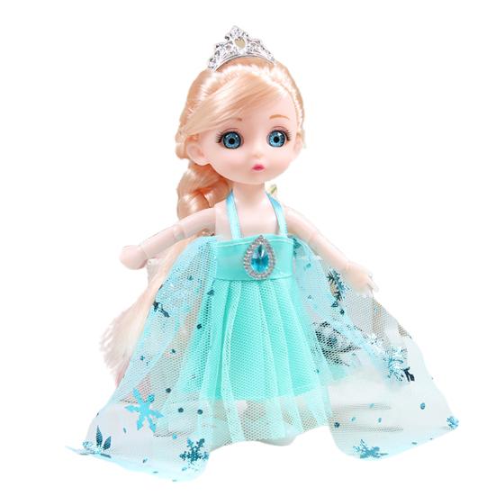 17cm Practical Princess Doll Replaceable Compact 13 Joints Movable Rich Facial Details BJD Dolls with