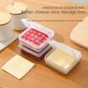 New Cheese Slice Storage Box Refrigerator Kitchen Use, Plastic Clamshell Design