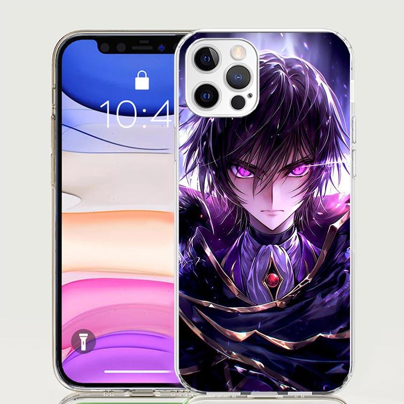 Чехол для телефона с аниме Code Geass Для iPhone 17 Air 16 15 Plus 11 14 Pro Max 13 Mini 12 7 8 + SE Узор Арт Индивидуальный Чехол 17 Air 1