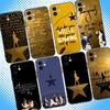Чехол для телефона с текстами песен из мюзикла Гамильтон Для iPhone 16,15,14,13,12,11,Pro,Max,Plus,X,XS,XR,SE,8,7,Mini,Мягкий силиконовый черный чехол