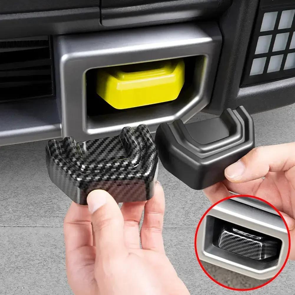 2 шт. Крышка буксировочного крюка прицепа Модифицированная внешняя отделка Внедорожная крышка прицепа Отделка Наклейка для Chery Jetour Traveller Jetour T2 23 24