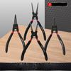 7 "Heavy Duty Circlip Pliers Kit Outside Inside Right Angled Beak Portable Multifunctional Snap Ring Circlip Pliers Tool