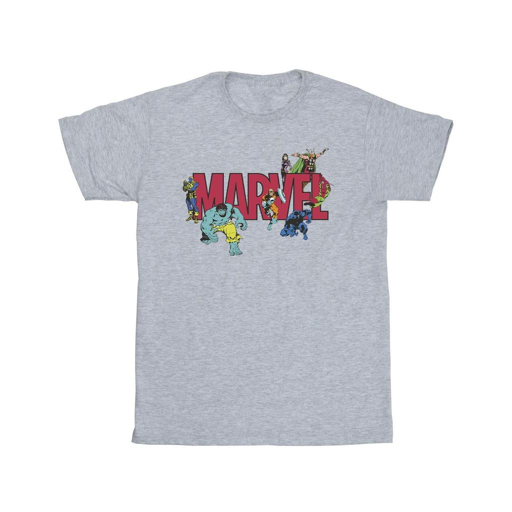 Marvel Mens Comics Characters T-Shirt