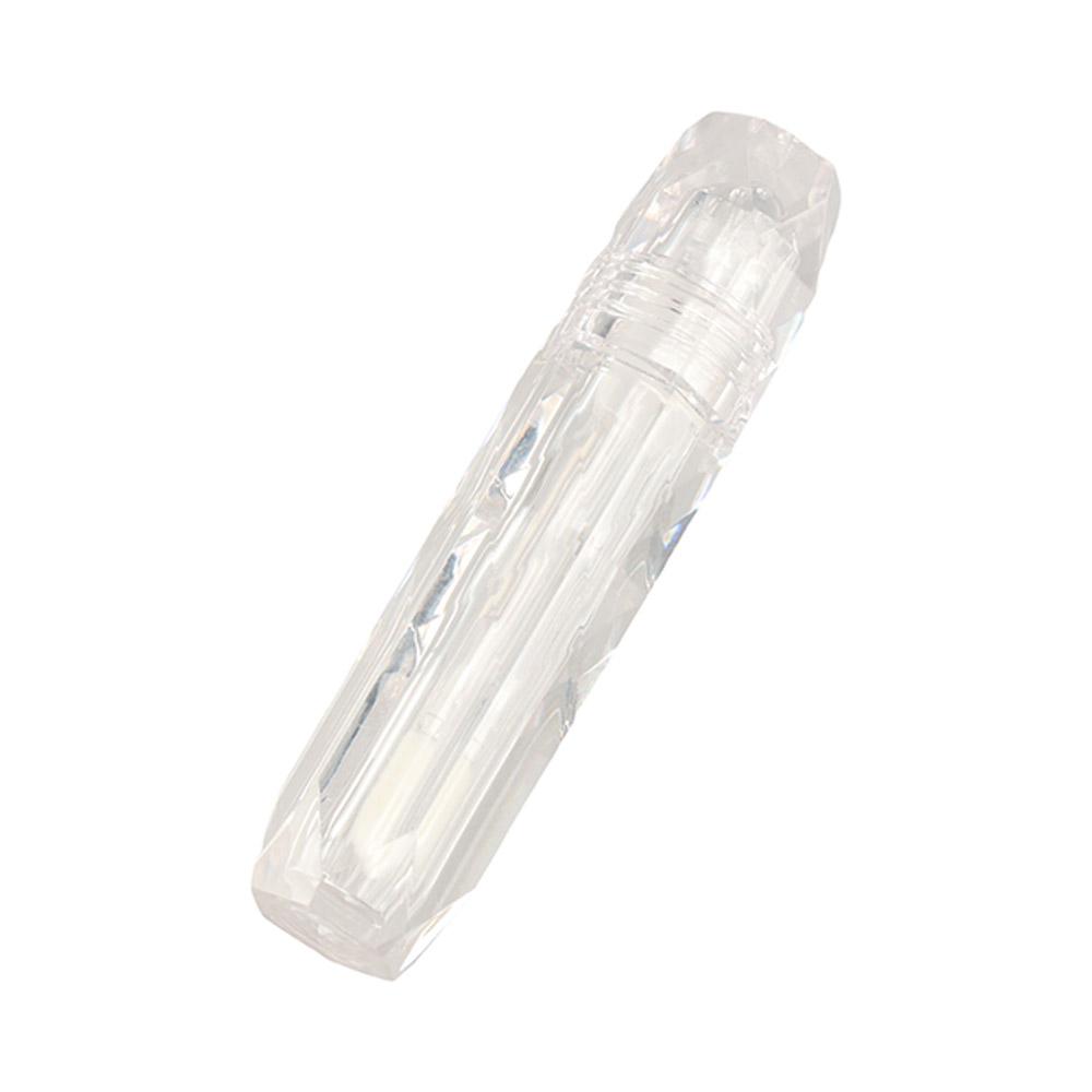 Прозрачный тюбик для блеска для губ Пластиковый косметический контейнер Геометрическая помада Пустой тюбик Инструмент для макияжа