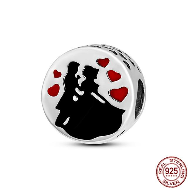 Новый Стерлингового Серебра 925 пробы Fortune Cat & Good Fortune Карп Рыба Висячие Подвески Fit Sweet Fashion Браслет Женский Ювелирные Изделия Своими Руками