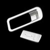 ABS Silver Car Storage Box Handle Trim for Jeep Renegade 2015 2016 2017 2018 2019- 2023 LHD Glove Box Protect Cover Sticker