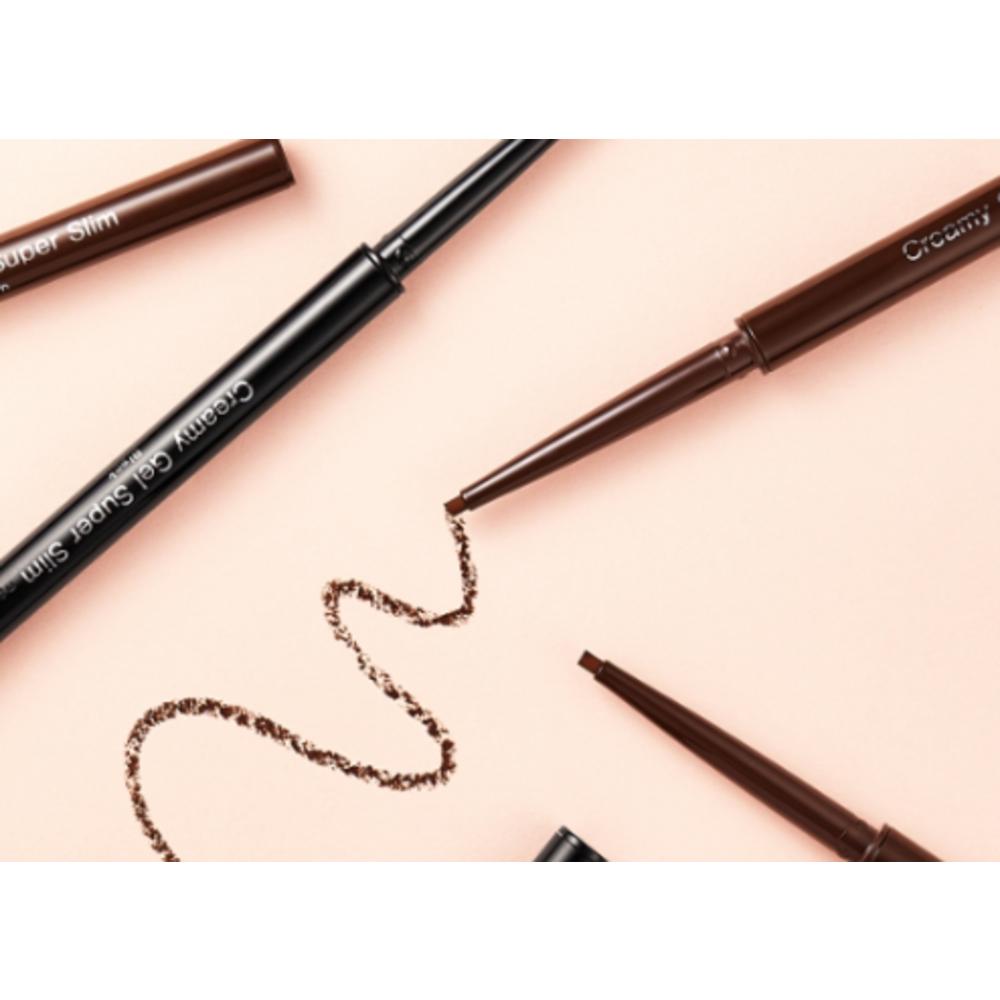 Woodbury Creamy Gel Super Slim Автоматический карандаш для глаз 0,12 г, коричневый, 2 шт.