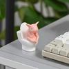 Миниатюрная фигурка розовой свинки в туалете, Сидящая на унитазе статуэтка думающей свинки, Мультяшное украшение для дома, офиса, ванной комнаты
