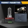 H11 Halogen Headlight Bulb,12V 55W Head Lamps,3800K,4000 Lumens,H4 Head Light Bulbs for Car,High and Low Beam,Fog Light Bulb,Pack of 2