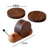 5 Pieces Coaster Cup Mat Bar Decoration Snails Shaped In 1 Heat Resistant Practical Home Decor