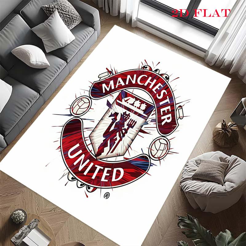 Ковер Man Utd для гостиной, спальни, дома, украшение дивана, нескользящий коврик для детских игр