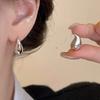 Золотые Серьги-Кольца Женские Серьги-Застежки Легкая Роскошь Высококачественные Серьги Осенние и Зимние Серьги-Кольца