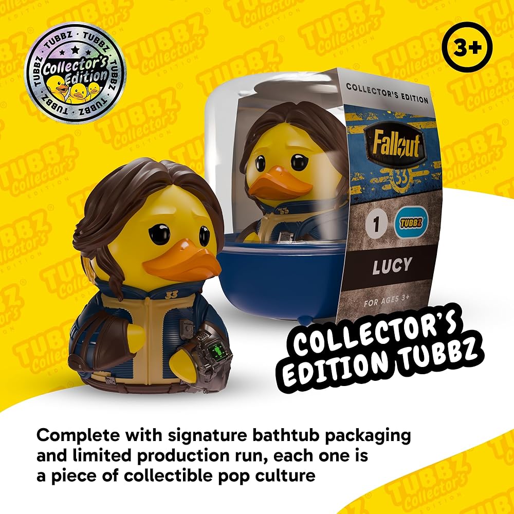 TUBBZ NS5668 Collectible Duck Figure with Unique Design and High Detail, Fun Home Decor Toy