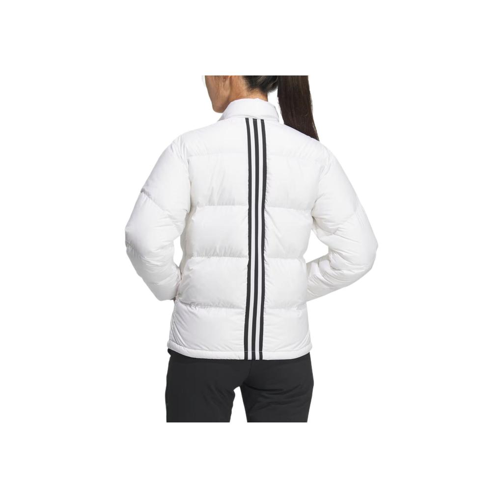 adidas Wind.Rdy 3 полоски Универсальная Удобная Ветрозащитная Водонепроницаемая Спортивная Пуховая Куртка Женская Куртки Белая IS4795