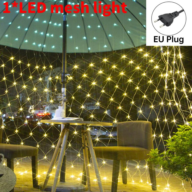 Net Led Lighting 10m Waterproof Outdoor Festive Decor For Home Garden Parties