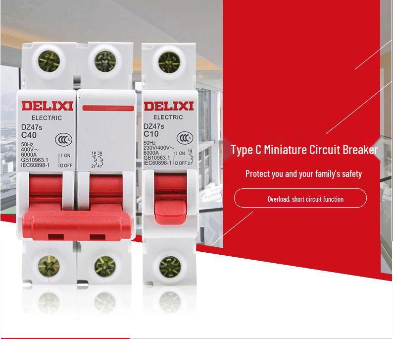 Delixi DZ47s-63 Type D 1A-63A NXB Miniature Circuit Breaker Replacement