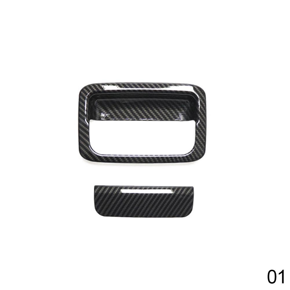 Боковая дверь автомобиля, задняя задняя дверная ручка, декоративная крышка из АБС-пластика из углеродного волокна для Suzuki Jimny JB64 JB74