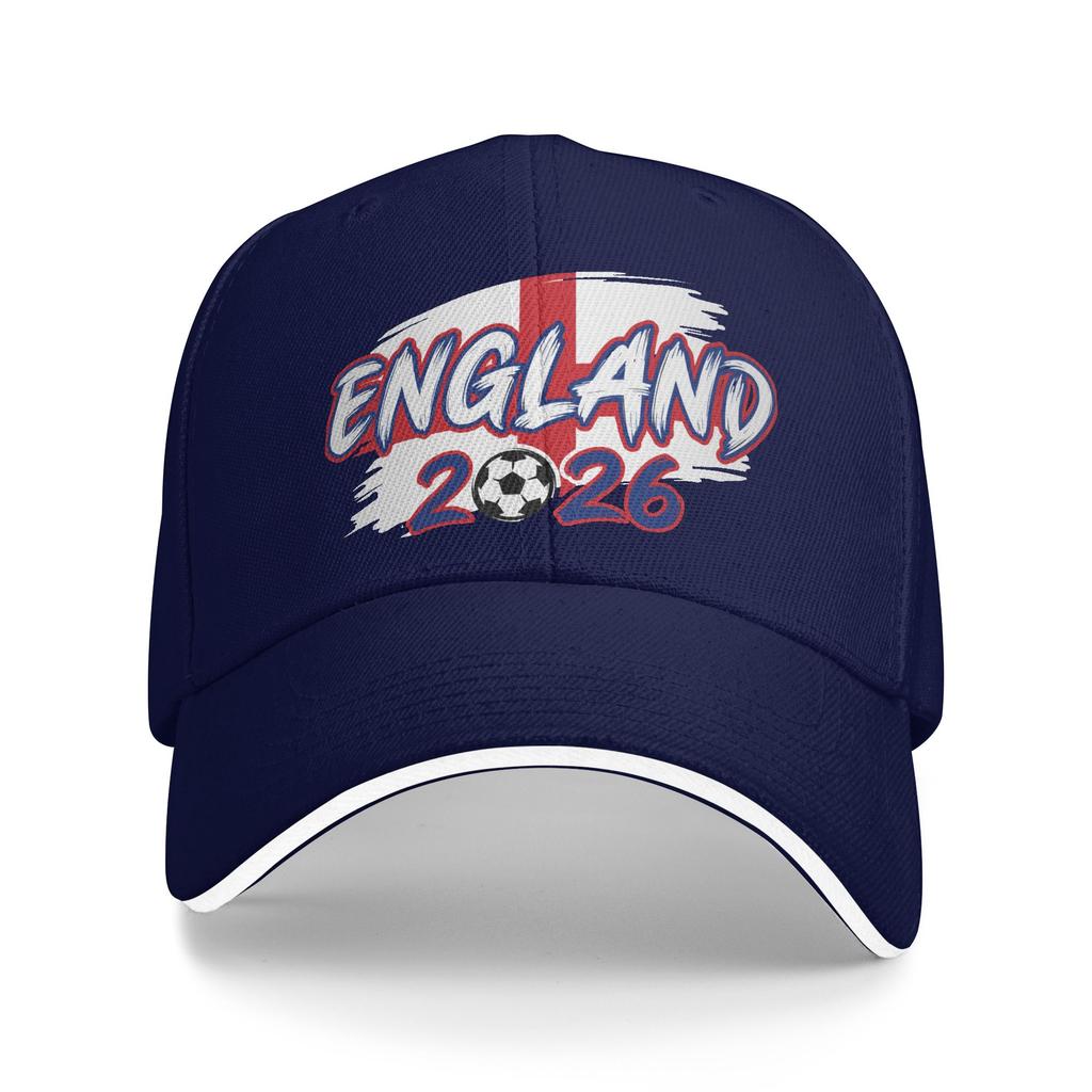 Women Unisex England Football Match  Outdoor Hat Usa Canada Mexico Soccer  Sun Cap Casual Baseball Cap Sunscreen Hats
