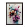 Dzika Natura W Kwiatach Dzika Natura W Kwiatach, 40X50 Cm, Rama Aluminiowa Czarna, Papier Matowy 230 Gsm