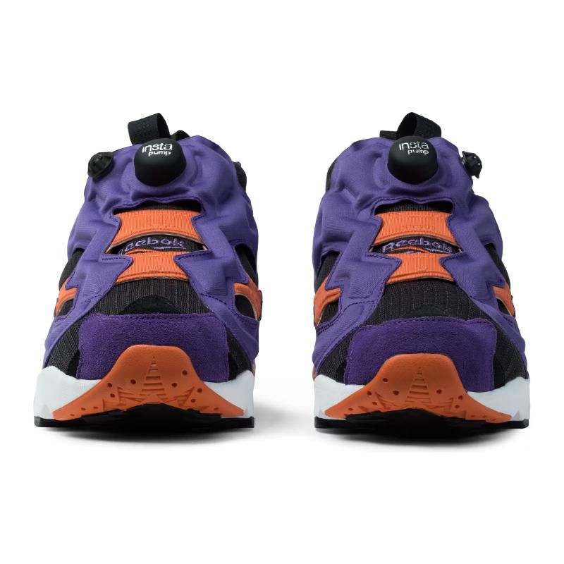 Reebok Instapump Fury Удобные низкие повседневные кроссовки для бега Унисекс кроссовки Фиолетовый Черный M46894