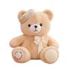 Plush Teddy Bear Toy With Beret And Bow For Kids Birthday Gift