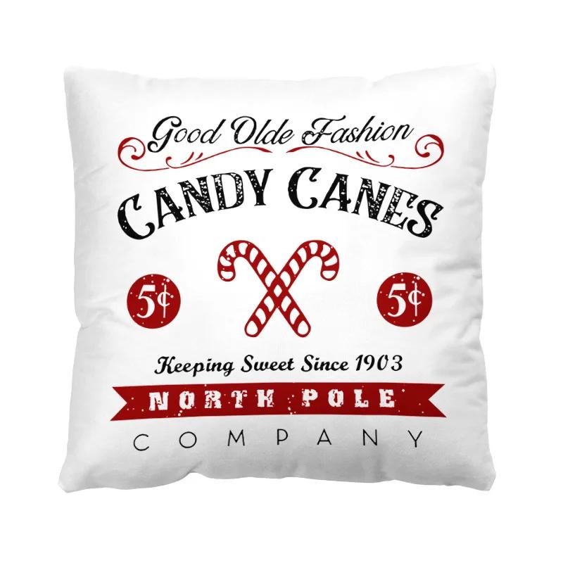 Рождественский декор для дома, наволочка для подушки 40/45/50/60 см, диван, офис, сиденье, автомобиль, подушка для спальни, общежития