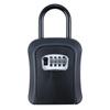 36572 Key Storage Dial Security Key Inner Dimensions 85 X 95 X 30mm 4-Digit Box, Black,