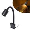 Aquarium Spot Light 3 Color Lighting   IP65 Waterproofing 360 degrees  Rotatable Clamp Arm USB   Clip On LED Fish    