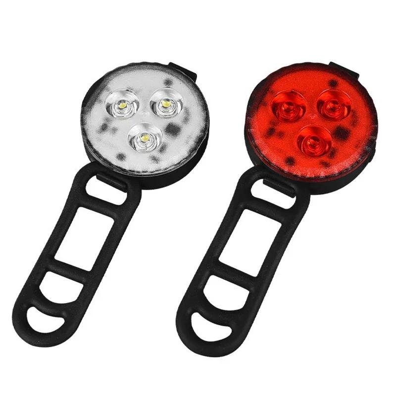 Bicycle Lights Front and Rear Headlight Taillights MTB Road Bike Lamp Rechargeable LED Lantern Cycling Headlight Rear Tail Light