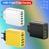 Многопортовое зарядное устройство для путешествий: 2 Type-C PD + 4 USB, Зарядная головка 3,1 А